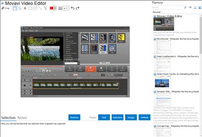 Movavi Video Editor - Flamory bookmarks and screenshots