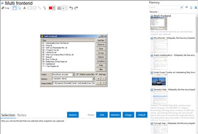 Multi frontend - Flamory bookmarks and screenshots