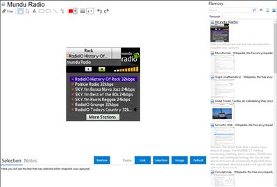 Mundu Radio - Flamory bookmarks and screenshots