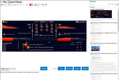 My Cloud Mixer - Flamory bookmarks and screenshots