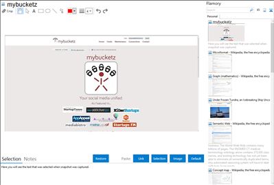 mybucketz - Flamory bookmarks and screenshots