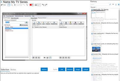 Name My TV Series - Flamory bookmarks and screenshots