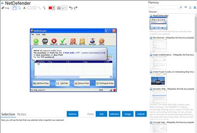 NetDefender - Flamory bookmarks and screenshots