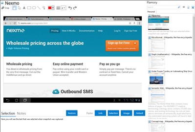 Nexmo - Flamory bookmarks and screenshots