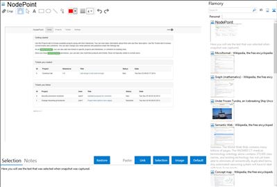 NodePoint - Flamory bookmarks and screenshots