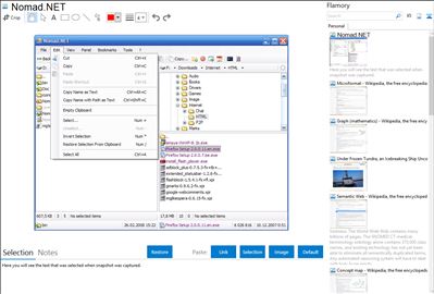 Nomad.NET - Flamory bookmarks and screenshots