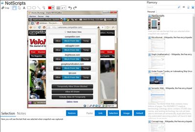 NotScripts - Flamory bookmarks and screenshots