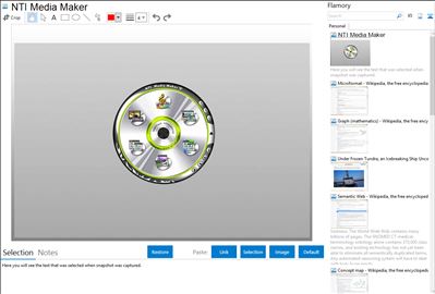 NTI Media Maker - Flamory bookmarks and screenshots