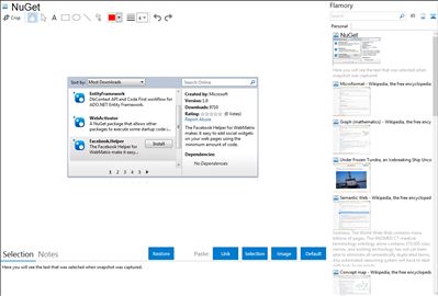 NuGet - Flamory bookmarks and screenshots