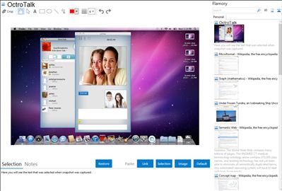OctroTalk - Flamory bookmarks and screenshots