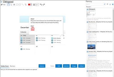 Oktopost - Flamory bookmarks and screenshots
