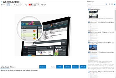 OnetoOnetext - Flamory bookmarks and screenshots