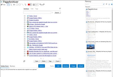 PageArchiver - Flamory bookmarks and screenshots