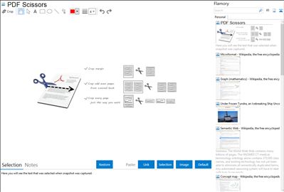 PDF Scissors - Flamory bookmarks and screenshots