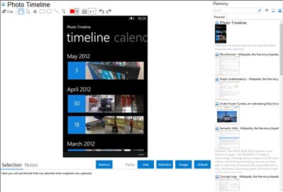 Photo Timeline - Flamory bookmarks and screenshots