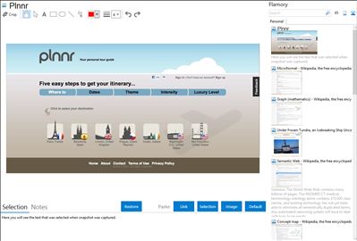 Plnnr - Flamory bookmarks and screenshots