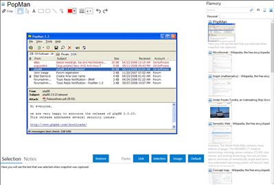 PopMan - Flamory bookmarks and screenshots