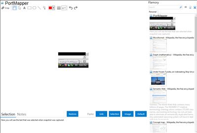 PortMapper - Flamory bookmarks and screenshots
