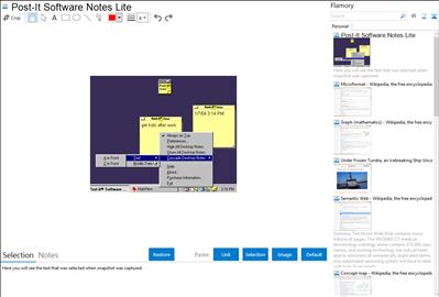 Post-It Software Notes Lite - Flamory bookmarks and screenshots