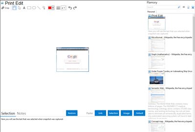 Print Edit - Flamory bookmarks and screenshots