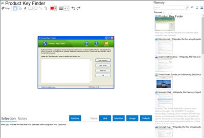 Product Key Finder - Flamory bookmarks and screenshots