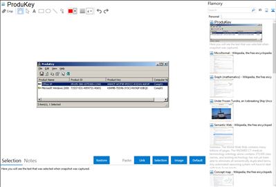 ProduKey - Flamory bookmarks and screenshots