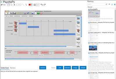 PsychoPy - Flamory bookmarks and screenshots