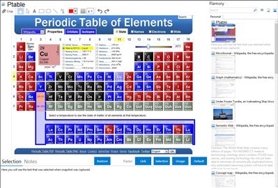 Ptable - Flamory bookmarks and screenshots