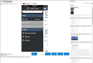 PubChase - Flamory bookmarks and screenshots
