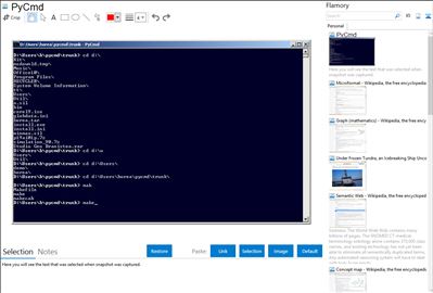 PyCmd - Flamory bookmarks and screenshots