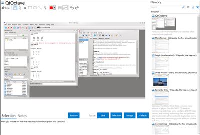 QtOctave - Flamory bookmarks and screenshots