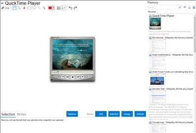 QuickTime Player - Flamory bookmarks and screenshots