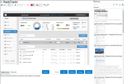 RankTrackr - Flamory bookmarks and screenshots