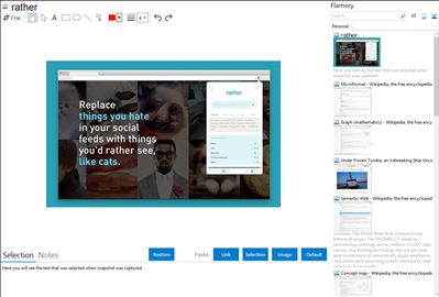 rather - Flamory bookmarks and screenshots