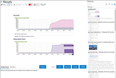 Recurly - Flamory bookmarks and screenshots