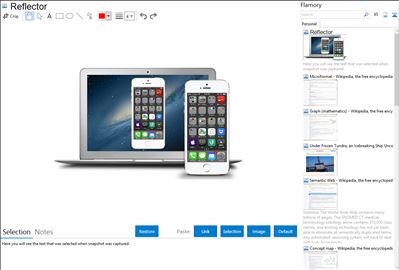 Reflector - Flamory bookmarks and screenshots