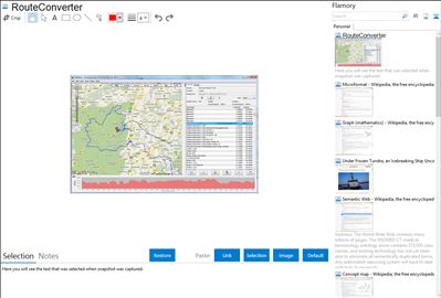 RouteConverter - Flamory bookmarks and screenshots