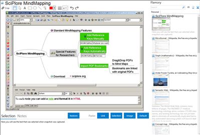 SciPlore MindMapping - Flamory bookmarks and screenshots