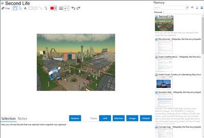 Second Life - Flamory bookmarks and screenshots