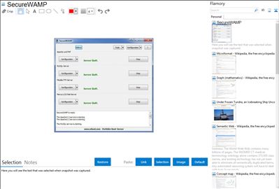 SecureWAMP - Flamory bookmarks and screenshots