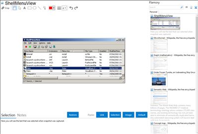 ShellMenuView - Flamory bookmarks and screenshots