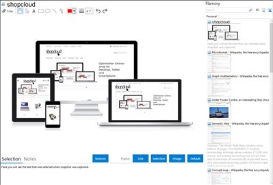 shopcloud - Flamory bookmarks and screenshots