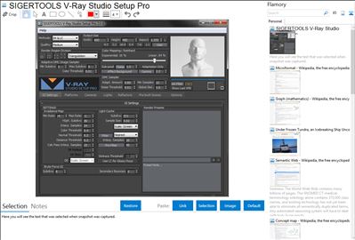 SIGERTOOLS V-Ray Studio Setup Pro - Flamory bookmarks and screenshots