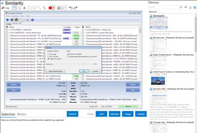 Similarity - Flamory bookmarks and screenshots