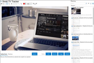 Simkl TV Tracker - Flamory bookmarks and screenshots