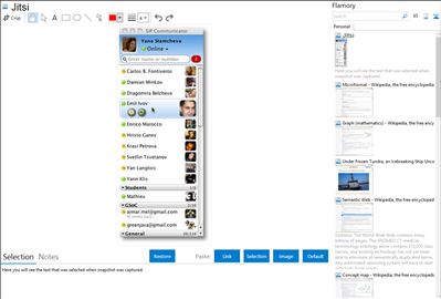 Jitsi - Flamory bookmarks and screenshots