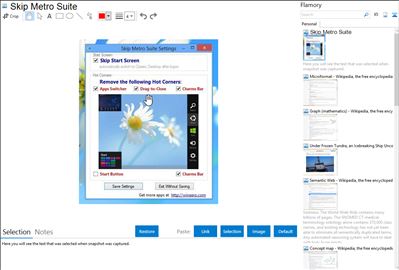 Skip Metro Suite - Flamory bookmarks and screenshots