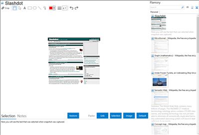 Slashdot - Flamory bookmarks and screenshots