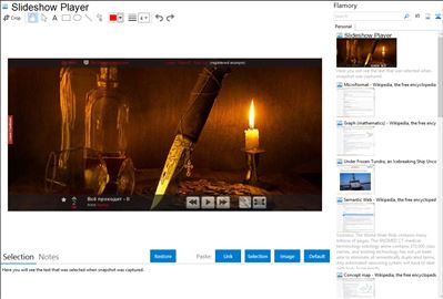 Slideshow Player - Flamory bookmarks and screenshots