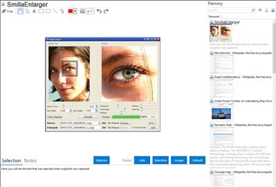 SmillaEnlarger - Flamory bookmarks and screenshots